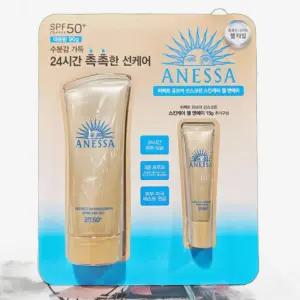 아넷사 수분 선크림 UV 아네사 선스크린 젤 엔에이 워터프루프 90g+15g