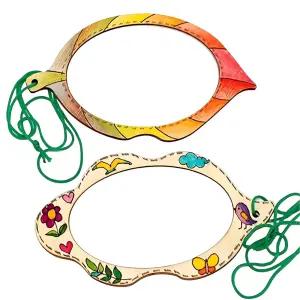 유치원 숲체험활동용 풍경관찰 거울꾸미기 2인x2개/ 아동만들기키트 미술수업 친구랑