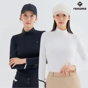 레노마골프 여성 간절기 약기모 하이넥 스판 이너웨어 N-7182
