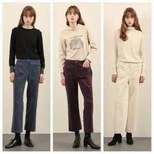 갤러리아 코듀로이 와이드 팬츠 VVCDL4W9461