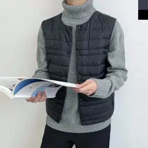 제삼오스토어 남성 투웨이 패딩조끼 직장인 경량 겨울 데일리