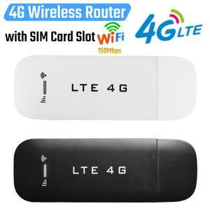 휴대용라우터 유심공유기 이동식와이파이 4G LTE 무선 USB 동글 라우터 150Mbps 고속 WiFi 모바일 라우터 S