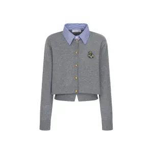 [예시카] 비스코스 레이어링 셔츠 자수 가디건 YJ8KC023