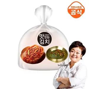 [빅마마 이혜정]빅마마 이혜정의 맛있는 포기김치 5kg+깻잎김치 1kg (총 6kg)