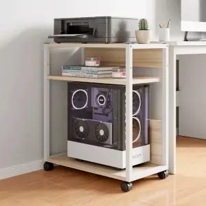 컴퓨터 본체 수납 선반 다용도 사무실 복사기 테이블 스탠딩