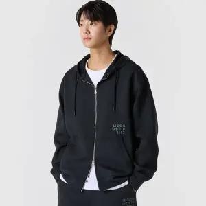 [롯데백화점]르꼬끄 유니 쿠션지 에센셜 루즈 후드집업 QQ323LFT95_BLK
