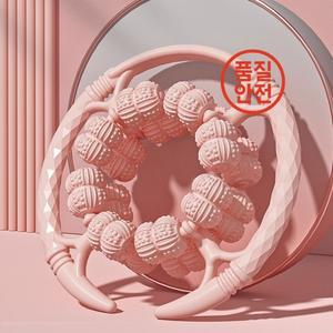 32휠 다리 마사지기 링 클램프 롤러 및 종아리 근육 운동 홈 피트니스 릴랙스 슬리밍 도구