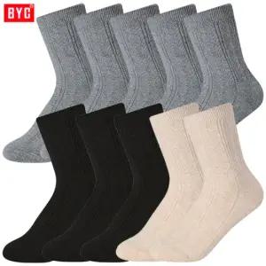 BYC갑종패션중목사계절용여자양말10켤레SWS1097