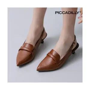 [AK플라자] [세이브힐즈] [PICCADILLY] 피카딜리 740025 슬링백힐_카라멜 (4cm)