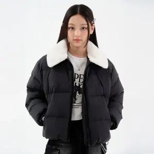 [더데이걸]퍼카라 크롭 다운 TGJP24T01_7358