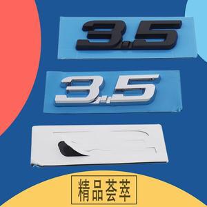 크롬 3.5 V6 레터 로고 엠블럼 자동차 스타일링 테일 범퍼 리어 트렁크 펜더 배지 ABS 스티커 (시빅 오디세