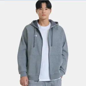 [언더아머](대전신세계)1379767-025 그레이 남성 UA 라이벌 플리스 후디드 재킷 기모집업