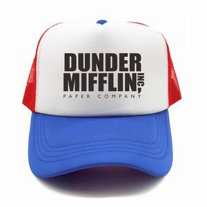 사무실 TV 쇼 Dunder Mifflin 트럭 운전사 모자 재미 있은 야구 멋진 여름 메쉬 캡 MZ-345