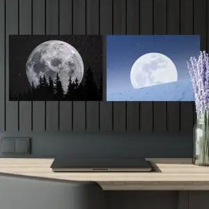 달 그림 펠트 패브릭포스터 A1 A2 A3 A4 size
