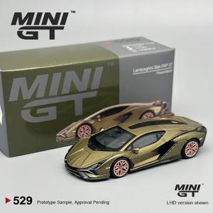 MINIGT 1:64 람보르기니 시안 FKP 37 프레젠테이션 합금 자동차 모델 529