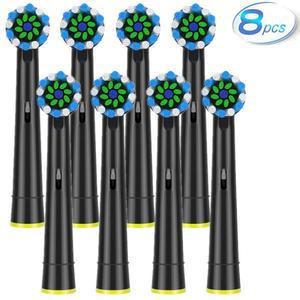 Oral B Braun과 호환되는 8Pcs 교체 호환   칫솔 헤드 호환   전동 브러시 리필