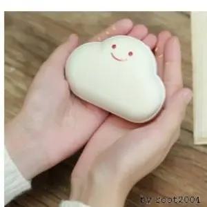 보조배터리 동계올림픽 핫팩 유치원선물 구름손난로 핑크색 입고 정품제품 usb 초등학교