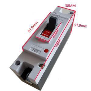 플라스틱 케이스 DC 회로 차단기 DC12v-500v  고출력 단락 보호대  1P  125A