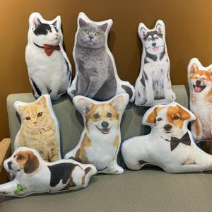 강아지 고양이 반려동물 얼굴 쿠션 제작 맞춤 포토