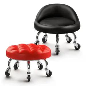 튼튼한 스틸 다리 이동식 낮은 바퀴 의자 3종