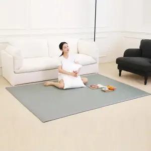 냉직조 여름용 냉감 워셔블 세탁 카페트 가능 200x270 특대형 매트 거실