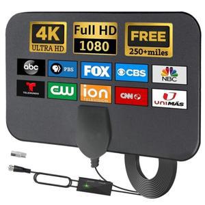 2025년 신형 실내 HD 디지털 TV 안테나 미니 소형 메쉬 4K 1080P DVB-T2