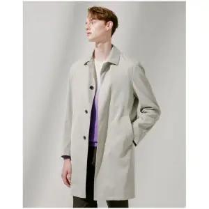 마에스트로 ALBERO 베이지 로로피아나 탈착내피 울혼방 하프코트 MATR3A301I2 582195