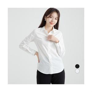 캐럿 여성 슬림핏 스트레치 셔츠