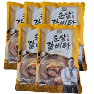 장사의신 순살 갈비탕 600g 5개 보양식 밀키트 뼈없는 소갈비탕