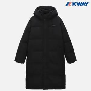 [정가 359 000] 까웨 남여공용 덕다운 블랙 롱패딩 파카 Y224BUDB71
