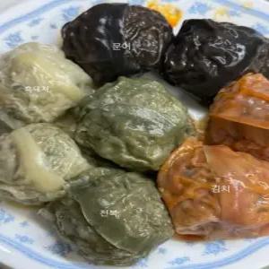 제주 장인의집 탐나4색 수제 손 미친 왕만두 맛집 택배 캠핑 (모둠 28알)
