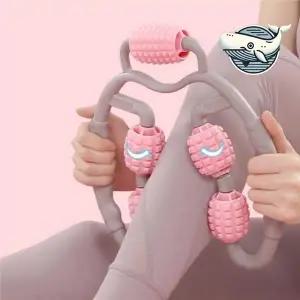 [셀러에이드]360도 회전 마사지 롤러 전신 스트레칭 요가롤러 지압폼롤러