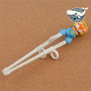 [골드스마일]왼손 아기 젓가락 초보자용 유아용 젓가락