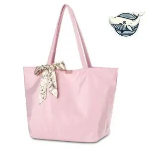 [골드스마일]우아한 핑크 리본 숄더백 세련된 기저귀 가방 캔버스가방