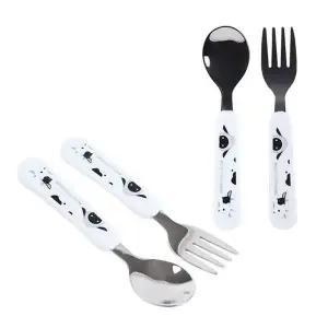 [골드스마일]스푼 아기 어린이집 세트 어린이 포크 스텐 유치원 어