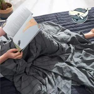 시원한 통기성 인견 홑이불 차콜 색상 여름용 인견홑이불