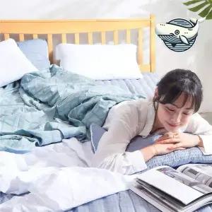 시원한 여름 홑이불 카키 색상 인견필 모시이불 인견홑이불