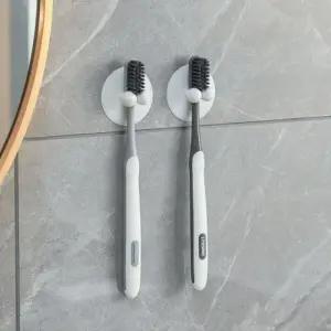 무타공 흡착식 큐방 칫솔걸이 홀더 거치대