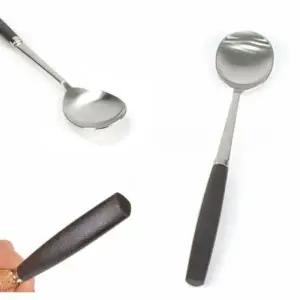 고급형 무광 진공 숟가락 수저 22.1cm 5호 삼각