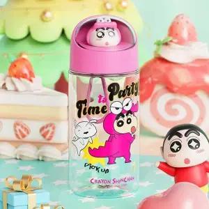 짱구 우주캡슐 트라이탄 물병 500ml-핑크