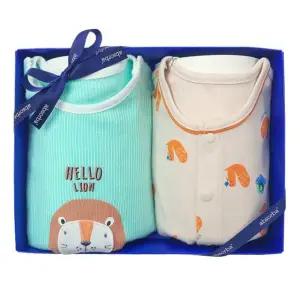 [갤러리아] (압소바유아내의,신생아내의세트)데일내의(베)+7부내의(민)세트(A2D-10393SET)