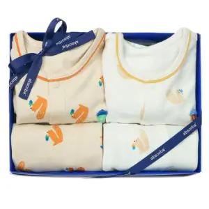 [갤러리아] (압소바출산,백일,유아내의세트)데일내의베이지+아이보리2종세트(A2C-1039SET)