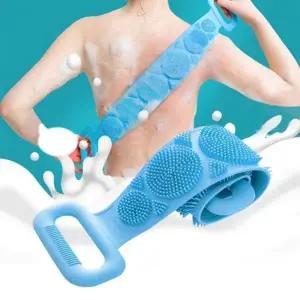 샤워타월 베이직 실리콘 부드런운 때밀이 올데이 등밀