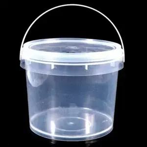 간식 캔디 선물 포장용 원형 플라스틱 바스켓 500ml