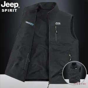 JEEP SPIRIT 남성 가을 신상 양면 조끼 간절기 방한 방풍 조끼