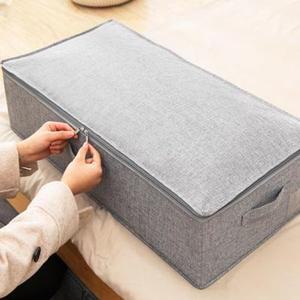 [핫트랙스]패브릭 언더베드 수납 이불 박스 정리함 가방 (특대)