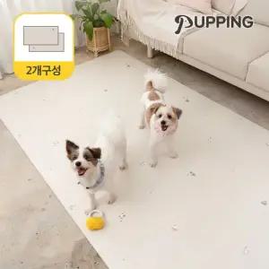 [2개구성]  펫매트 러그타입 견종디자인 L 240X140X0.6cm 7종택1