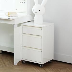 스티브 이동식 3단 서랍장 책상밑 사무 학생 바퀴서랍장