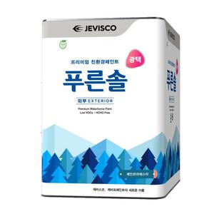 [제비스코] 푸른솔 광택 외부 갈색/노란색/적색/남색/흑색 4L