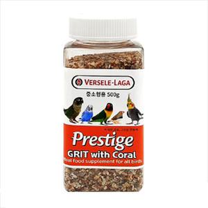 버셀라가 프레스티지 그릿 중소형 500g 미네랄 칼슘 앵무새 보충먹이 새간식 새사료 영양제